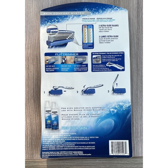 Schick Hydro5  Razor Handle + 10 Cartridges - Picture 2 of 3